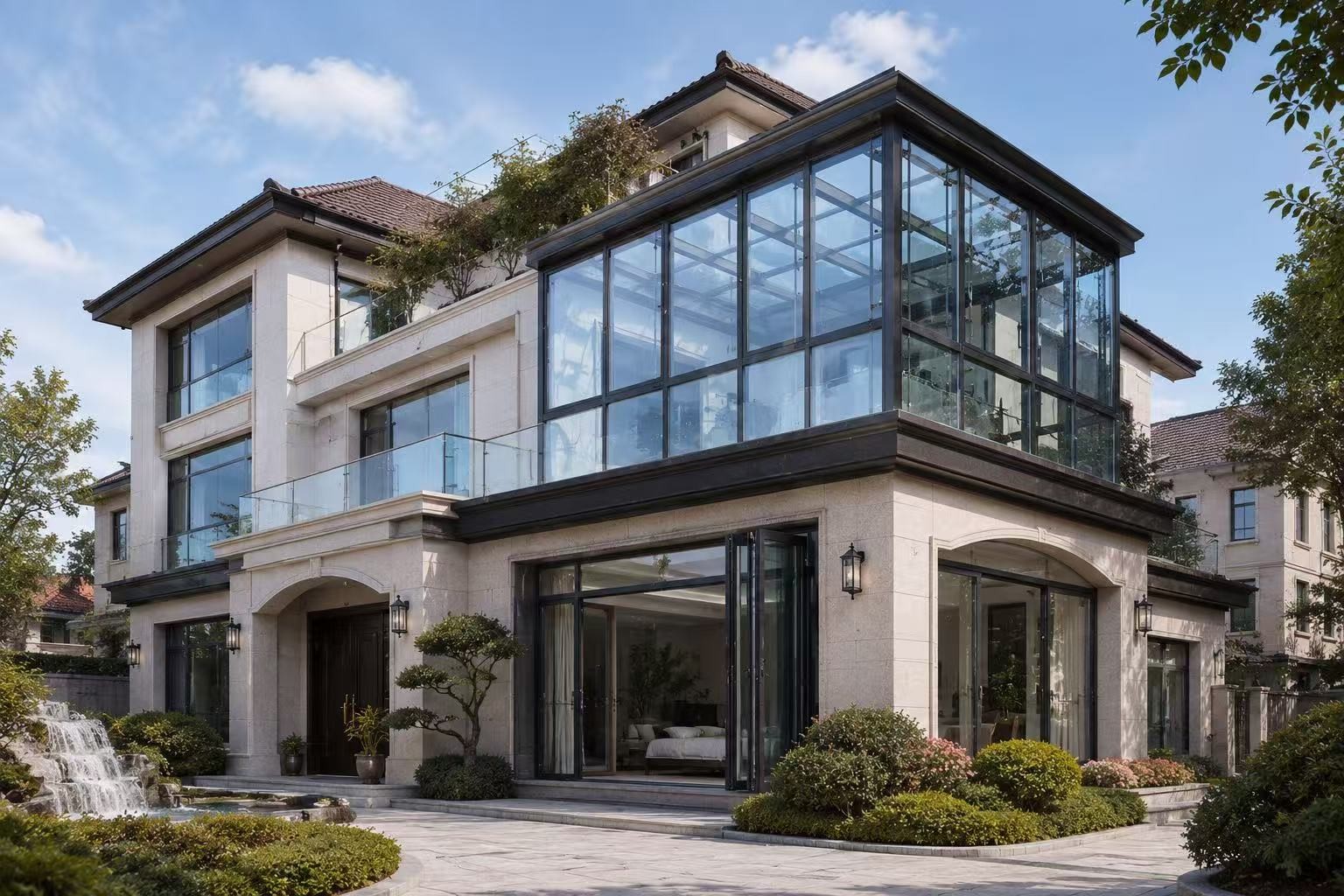 Glass sunroom applications